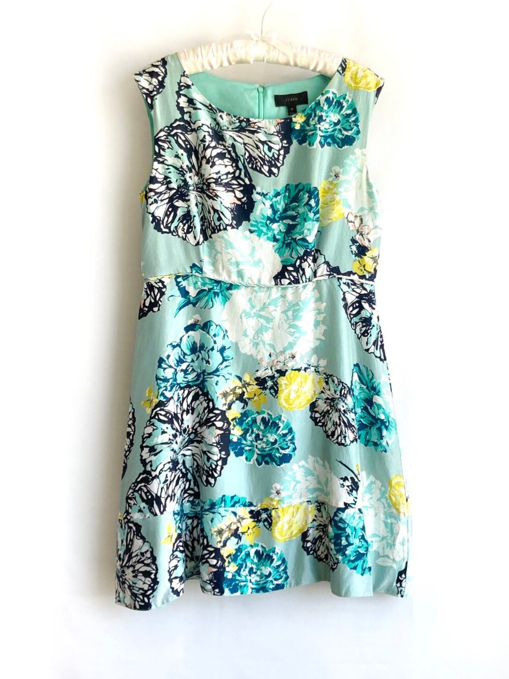 J. Crew Silk Floral Sheath Dress